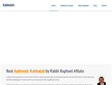 Tablet Screenshot of kabbalah5.com